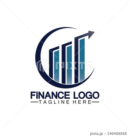 Business finance and Marketing logo Vector illustration  design 140488888