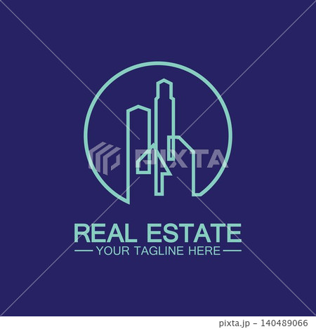 Real Estate Business Logo vector illustration design 140489066