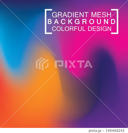 Abstract blurred holographic gradient mesh effect background Abstract blurred holographic gradient mesh effect background 140489241