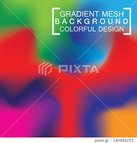Abstract blurred holographic gradient mesh effect background Abstract blurred holographic gradient mesh effect background 140489255