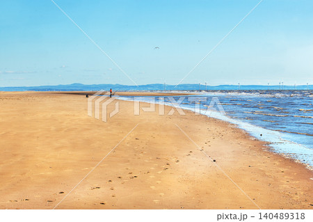Dunes in sunrays with small hills of sand - summer begin for rel Dunes in sunrays with small hills of sand - summer begin for rel 140489318