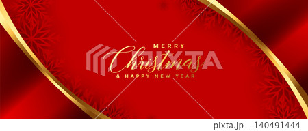 premium red merry christmas luxury banner design premium red merry christmas luxury banner design 140491444