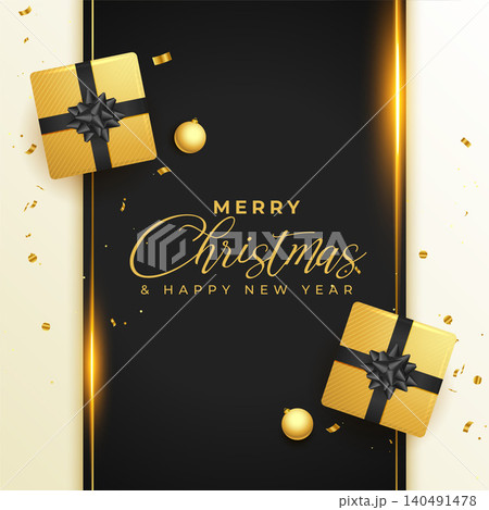 christmas greeting social post design with gift boxes christmas greeting social post design with gift boxes 140491478