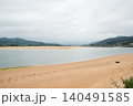 Beautiful view of Ensenada beach, en Rodiles. Villaviciosa, Asturias 140491585