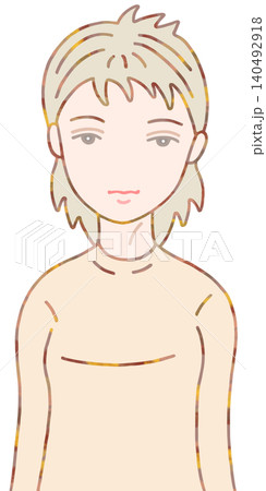 レディースイラスト ・ボーイッシュ 140492918