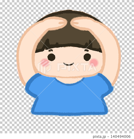 Boy (making an OK sign) Boy (making an OK sign) 140494006