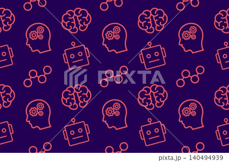 Artificial intelligence robot background Artificial intelligence robot background 140494939