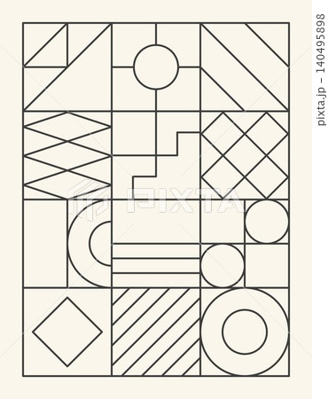 Abstract outline cover book 140495898