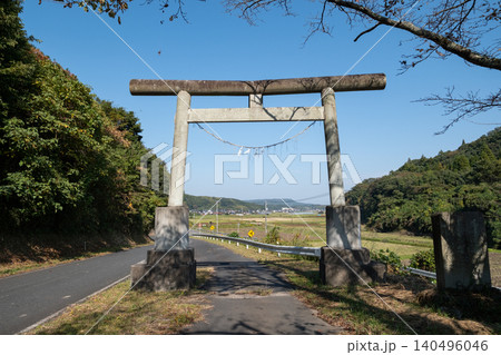 伯耆国三宮 倭文神社 鳥居 鳥取県倉吉市志津 伯耆国三宮 倭文神社 鳥居 鳥取県倉吉市志津 140496046
