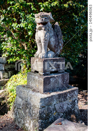 伯耆国三宮 倭文神社 狛犬 鳥取県倉吉市志津 伯耆国三宮 倭文神社 狛犬 鳥取県倉吉市志津 140496063