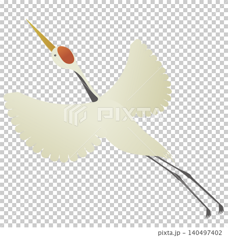 Japanese-style crane 140497402