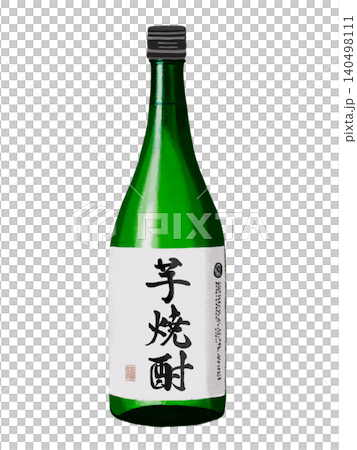 Sweet potato shochu (720ml bottle), green bottle Sweet potato shochu (720ml bottle), green bottle 140498111