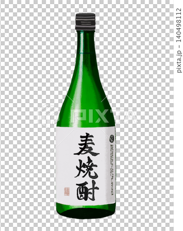 麦焼酎(四合瓶)緑瓶 麦焼酎(四合瓶)緑瓶 140498112