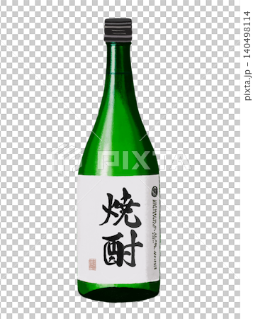 焼酎(四合瓶)緑瓶 焼酎(四合瓶)緑瓶 140498114