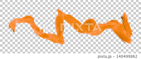 orange brush isolated on transparent background orange watercolor orange brush isolated on transparent background orange watercolor 140499862