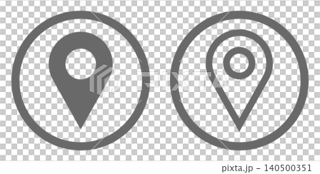 Vector Map Pin Icon Set 140500351