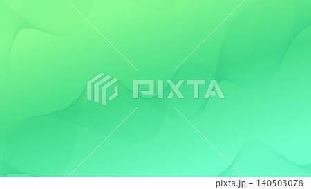 Modern Green Wave Line Vector Poster Modern Green Wave Line Vector Poster 140503078