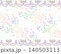 薔薇、柄、リボンF、m20虹淡B 140503113