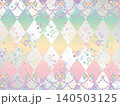 薔薇、菱形、リボンF、白20虹淡B 140503125