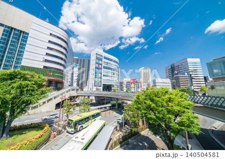 「埼玉県」JR川口駅東口前の風景 川口市 「埼玉県」JR川口駅東口前の風景 川口市 140504581