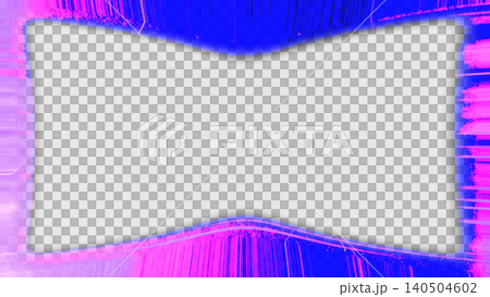 Neon frame overlay with blue and pink glow isolated as a transparent PNG for videos, streaming, posters, and futuristic design compositions. Neon frame overlay with blue and pink glow isolated as a transparent PNG for videos, streaming, posters, and futuristic design compositions. 140504602