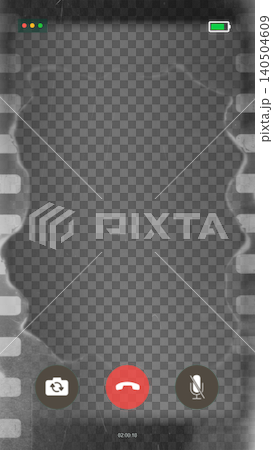 Dark vertical camera overlay with REC controls, distressed frame, and transparent center isolated for video editing, streaming, and surveillance design. Dark vertical camera overlay with REC controls, distressed frame, and transparent center isolated for video editing, streaming, and surveillance design. 140504609
