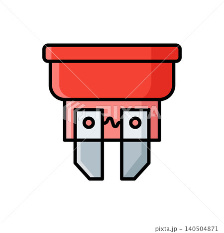 fuse icon vector design template in white background fuse icon vector design template in white background 140504871