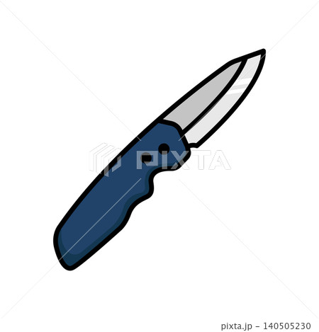 folding knife icon vector design template in white background folding knife icon vector design template in white background 140505230