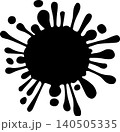 Grunge Ink Paint Blot Illustration. 140505335