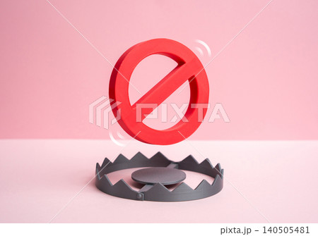 A trap and a symbol of prohibition. Interest in forbidden things, information, and substances. To refuse means defeat. 140505481