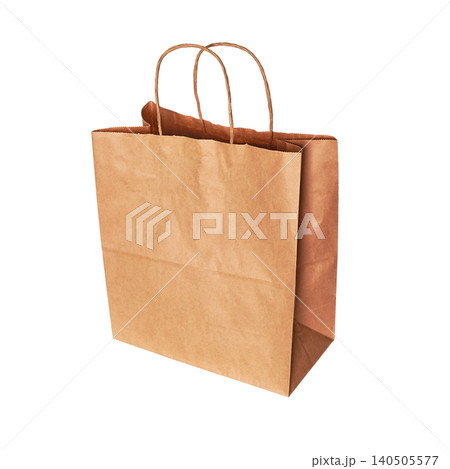 Sturdy Brown Paper Shopping Bag with Twisted Handle for Eco-Friendly Retail and Packaging Solutions Sturdy Brown Paper Shopping Bag with Twisted Handle for Eco-Friendly Retail and Packaging Solutions 140505577