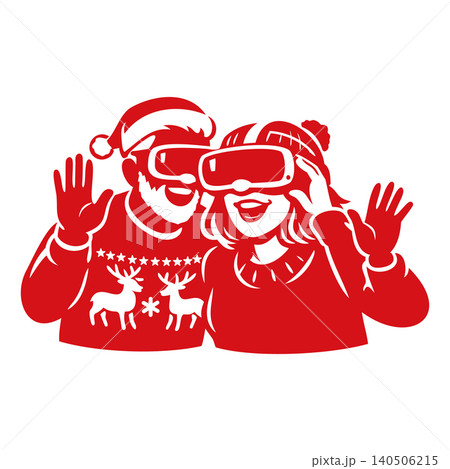 Merry Christmas Celebration VR Glasses Concept 140506215