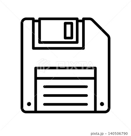 floppy disk icon vector design template in white background floppy disk icon vector design template in white background 140506790