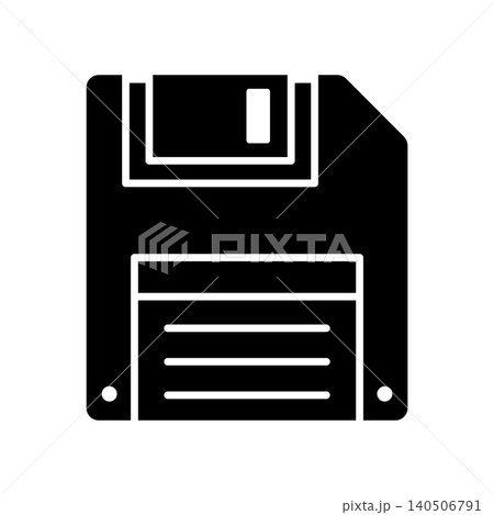 floppy disk icon vector design template in white background floppy disk icon vector design template in white background 140506791