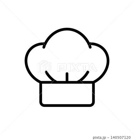 chef hat icon vector design template in white background chef hat icon vector design template in white background 140507120