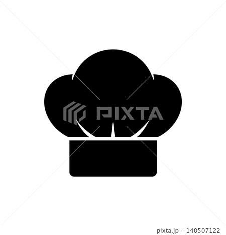 chef hat icon vector design template in white background chef hat icon vector design template in white background 140507122