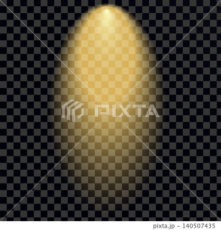 Subtle Oval Light with Gradient Effect on Transparent Background for Design and Presentation Use 140507435