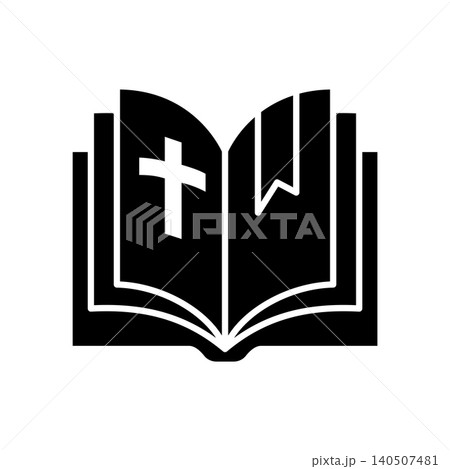 bible icon vector design template in white background 140507481