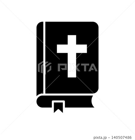 bible icon vector design template in white background bible icon vector design template in white background 140507486