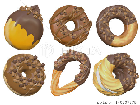 ドーナツ チョコアーモンド ドーナツ チョコアーモンド 140507579