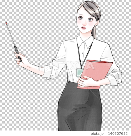 拿著指針的女性 拿著指針的女性 140507632