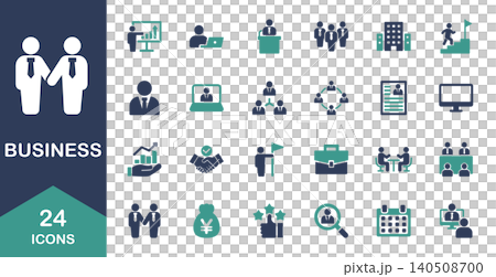 Business-related icon set: Meeting, Recruitment, Company Employee, etc. Business-related icon set: Meeting, Recruitment, Company Employee, etc. 140508700
