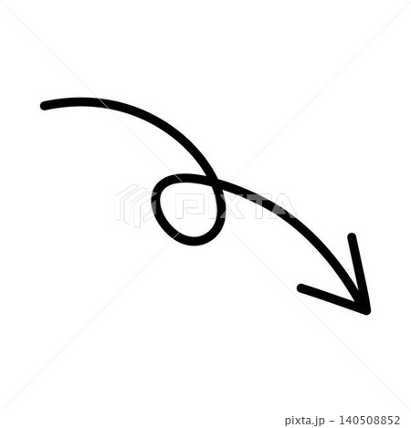doodle arrow pointer illustration doodle arrow pointer illustration 140508852