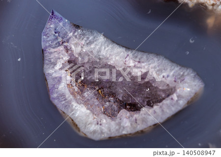 Macro mineral stone Agate breed a white background 140508947