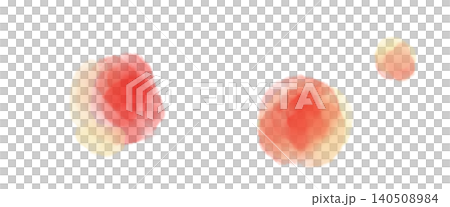 Watercolor illustrations of flower petals and fruits with red and yellow smudges. Watercolor illustrations of flower petals and fruits with red and yellow smudges. 140508984
