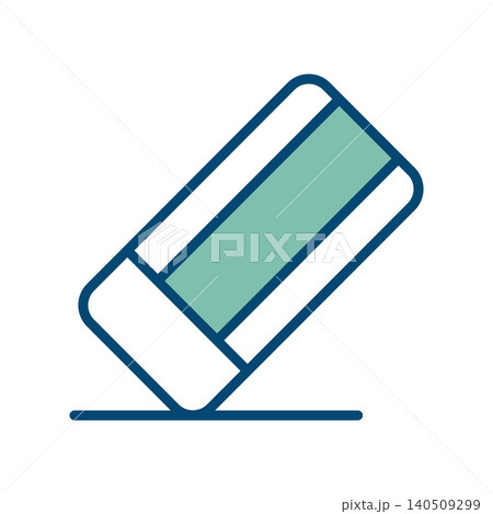 eraser icon vector design template in white background 140509299