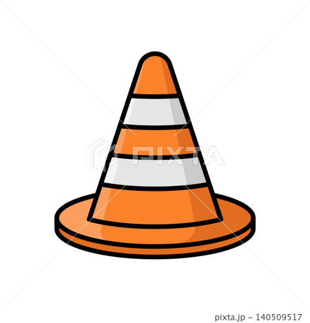 traffic cone icon vector design template in white background traffic cone icon vector design template in white background 140509517