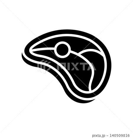 meat icon vector design template in white background meat icon vector design template in white background 140509816