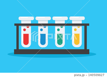 Test Tubes in Rack for Science Laboratory Test Tubes in Rack for Science Laboratory 140509827