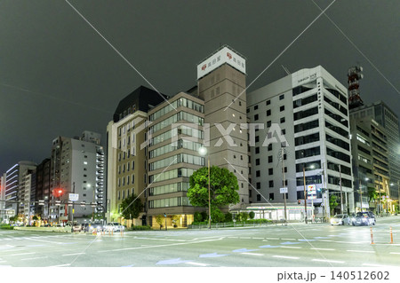 大阪夜景 谷町 谷町三丁目交差点 大阪府大阪市 大阪夜景 谷町 谷町三丁目交差点 大阪府大阪市 140512602